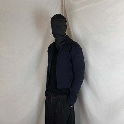 Y‘s by Yohji Yamamoto Paneled Cut Out Knit Sweater - AW11
