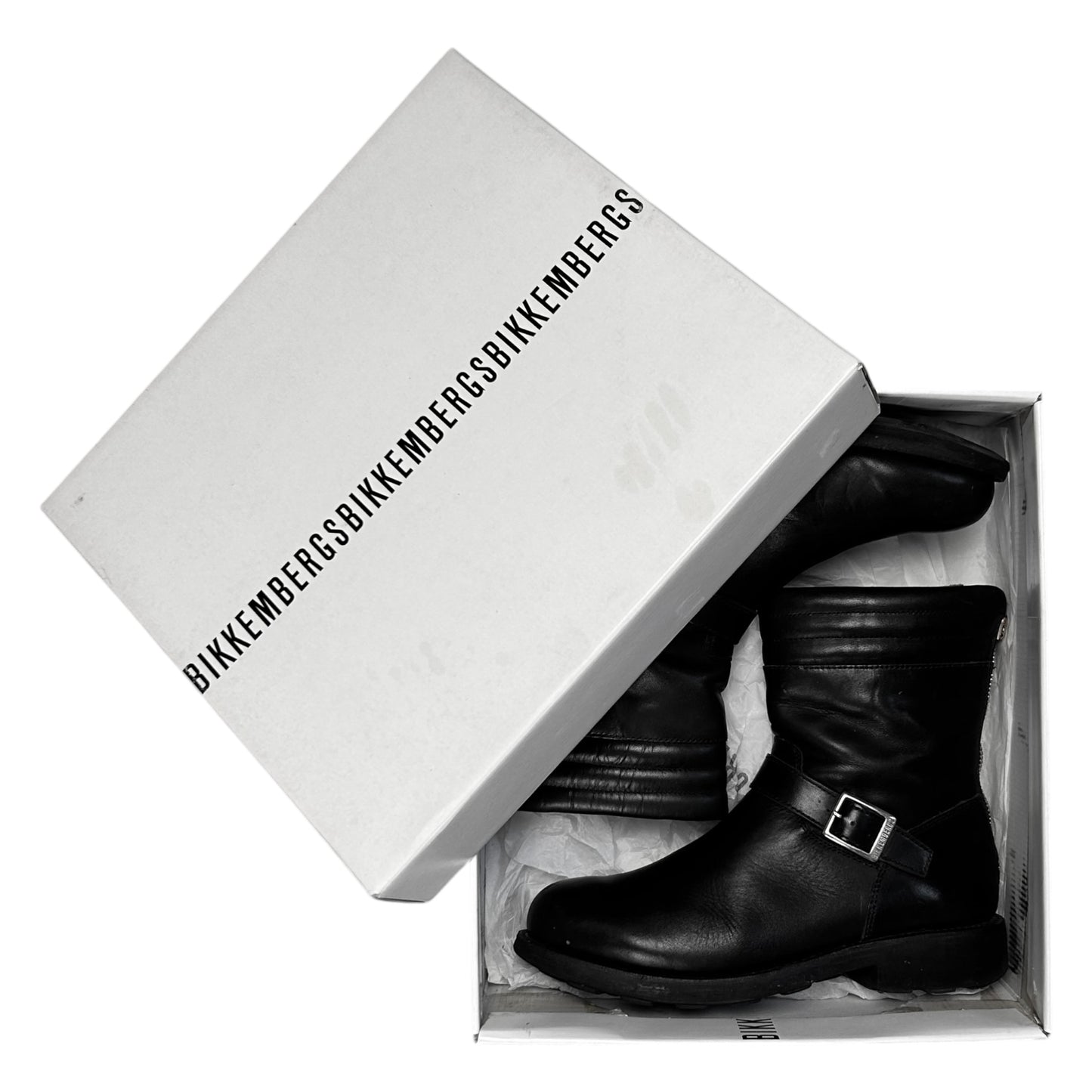 Dirk Bikkembergs Back Zip Moto Boots