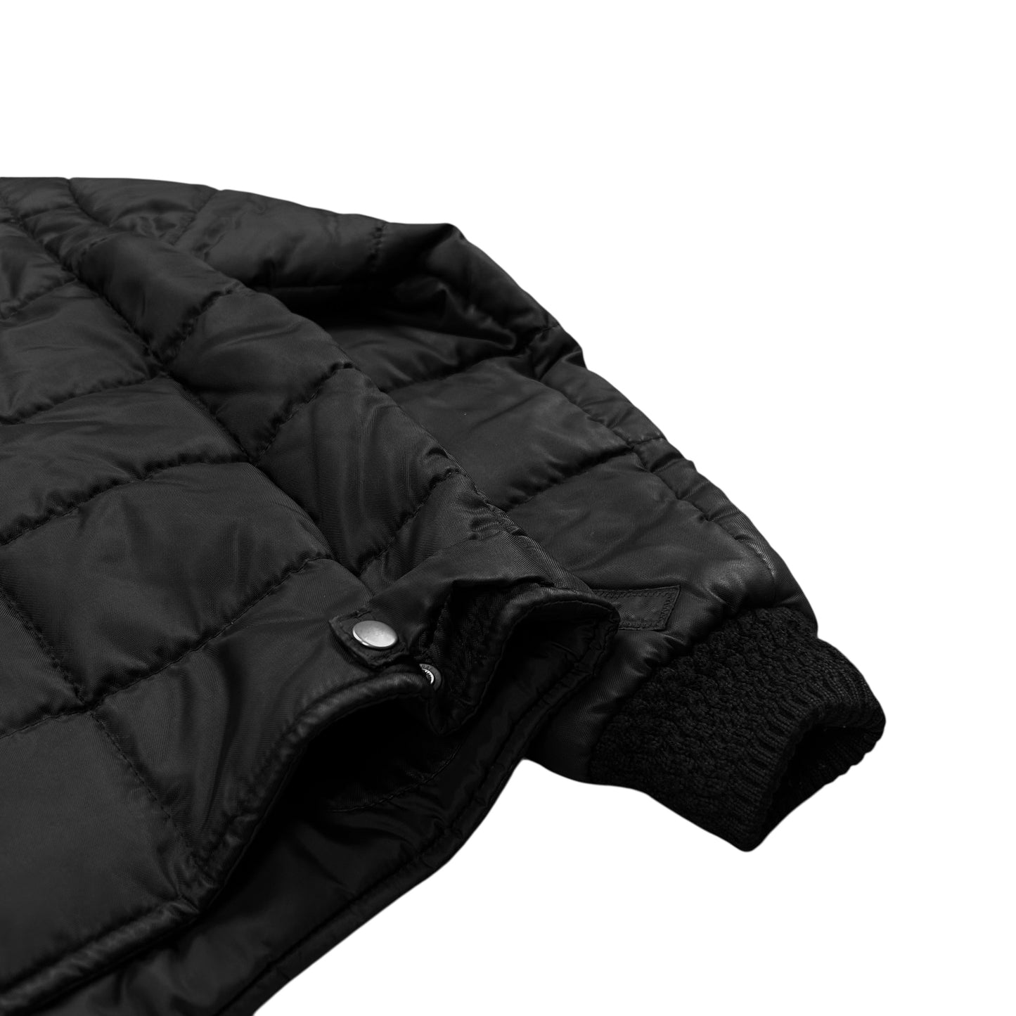 RAF by Raf Simons Sleeve Patch Quilted Bomber Jacket