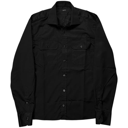 Gucci by Tom Ford Military Satin Shirt - 90s
