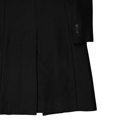 Dior Homme Asymmetric Drape Collar Wool Coat - AW09