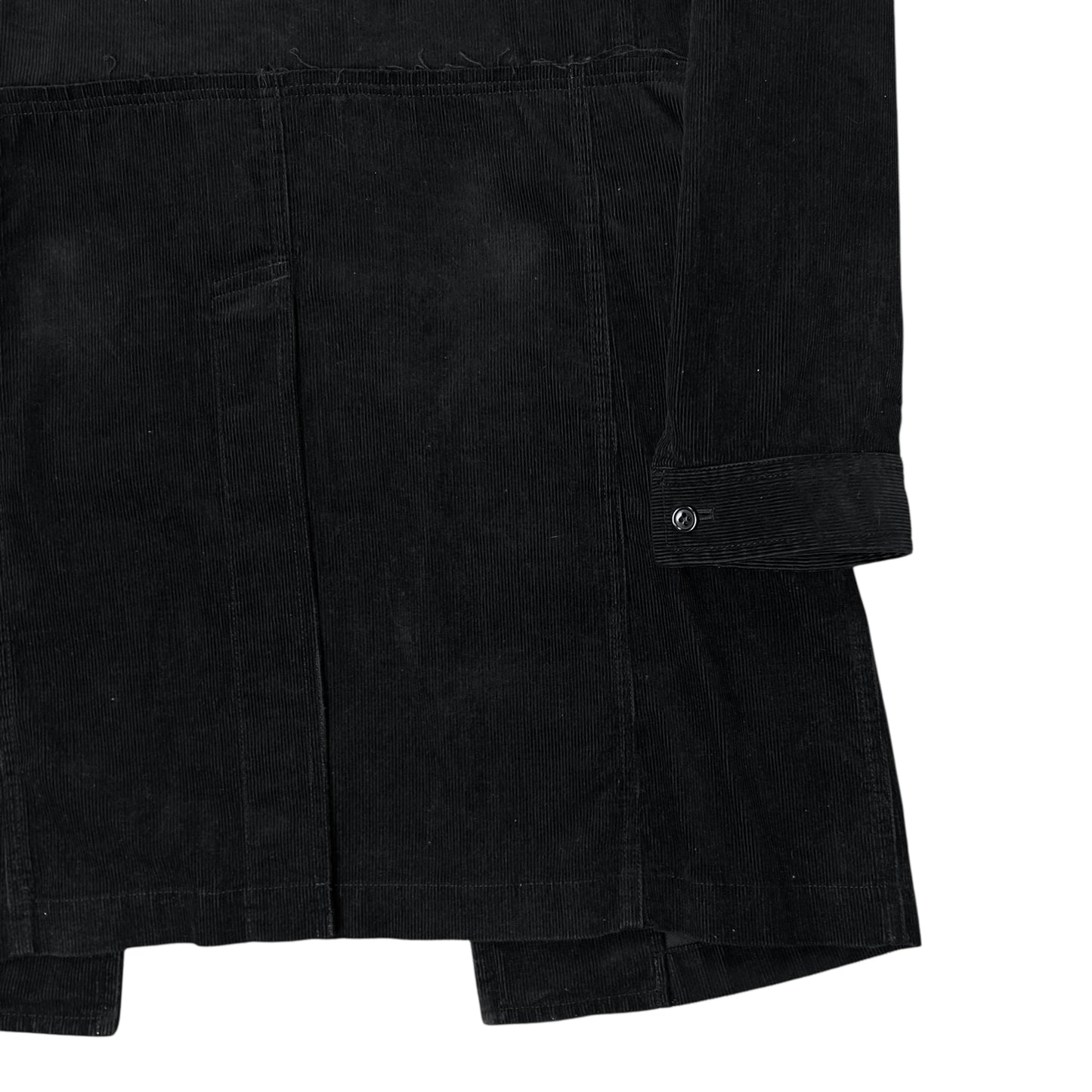 Comme des Garcons BLACK Deconstructed Corduroy Work Coat - SS15