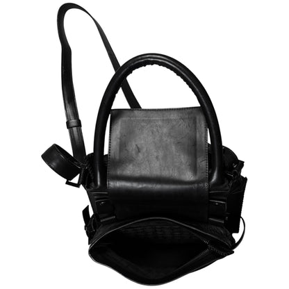 Dirk Bikkembergs Multi Bondage Strap Dual Leather Bag