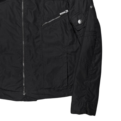 Dirk Bikkembergs Asymmetric Multi Zip Utility Flight Jacket