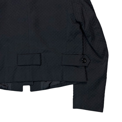 Dries Van Noten Cropped Double Breasted Jacquard Blazer - AW05