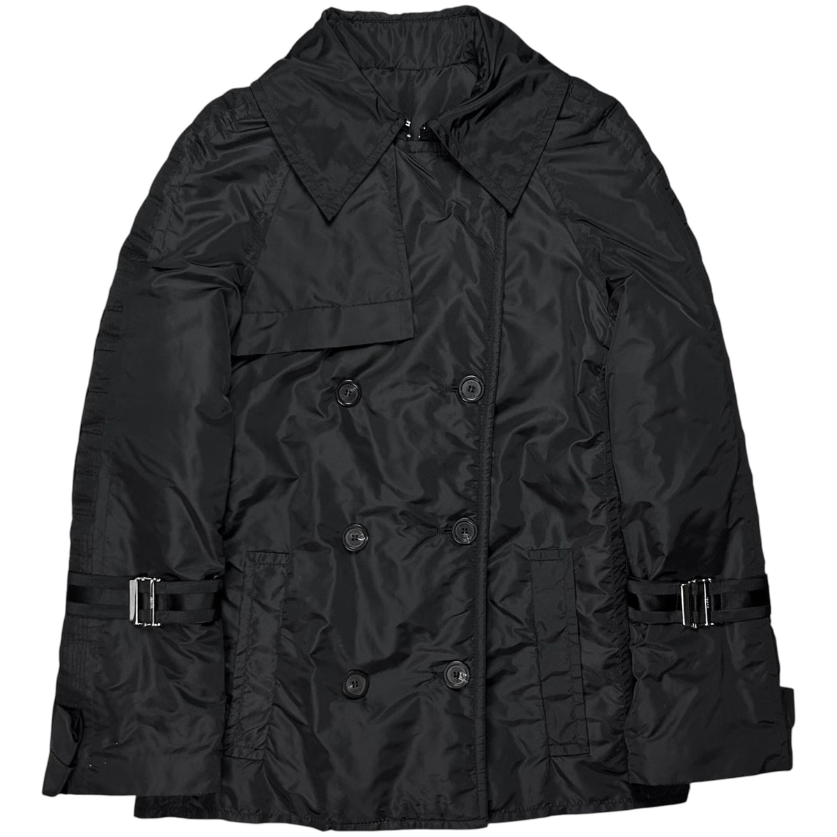 Gucci by Tom Ford Sleeve Strap Padded Caban Jacket - 90s
