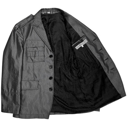 Dirk Bikkembergs Metallic Military Blazer