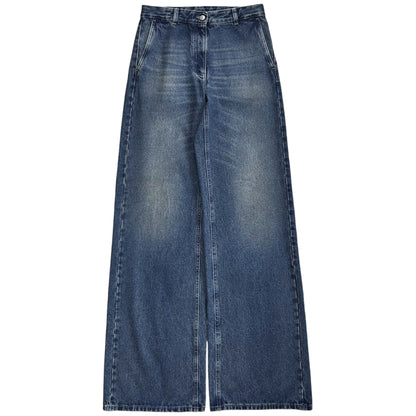 MM6 Maison Margiela Wide Washed Jeans - AW22