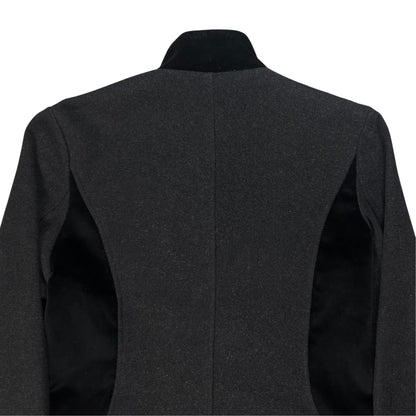 Comme des Garcons Homme Velour Appliqué Officer Jacket - SS06