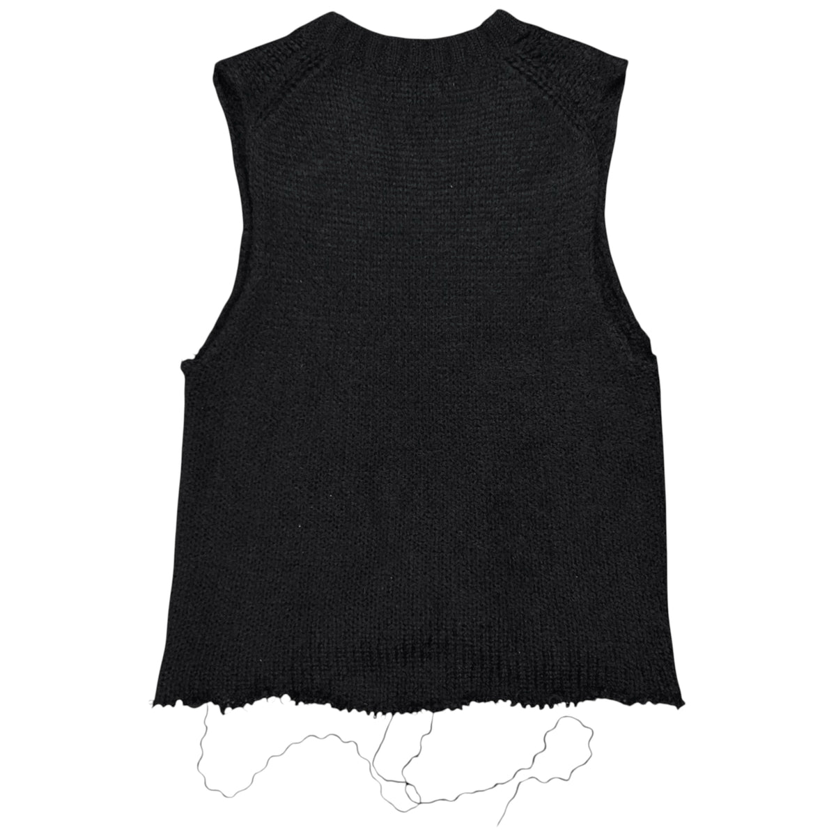 Prada Distressed Mohair Knit Vest - SS16