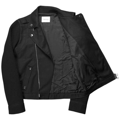 Pierre Balmain Rib Sleeve Wool Perfecto Jacket - AW10