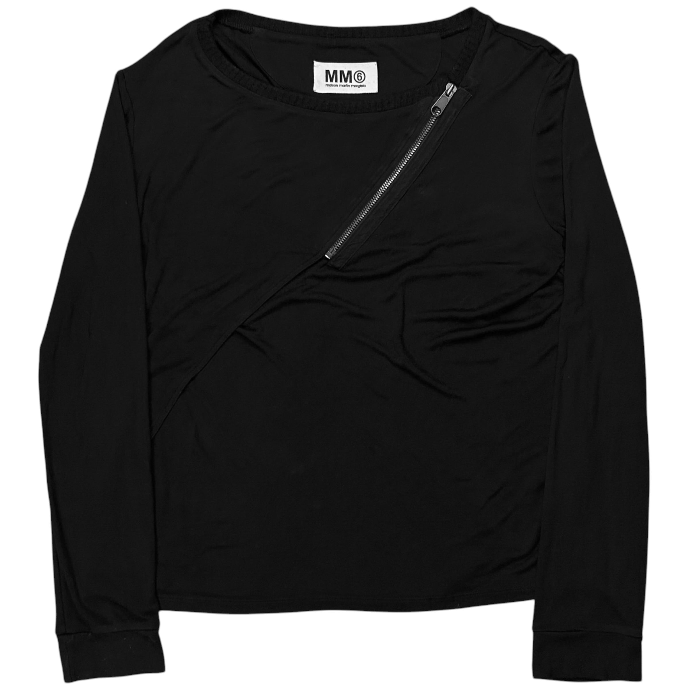 MM6 Maison Martin Margiela Layered Zip Sweater - AW11 – Vertical Rags