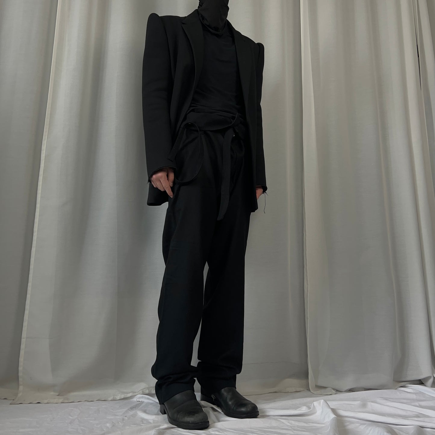 Y‘s by Yohji Yamamoto Extended Suspender Belt Trousers - AW05