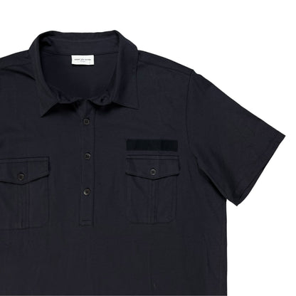 Dries Van Noten Velcro Patch Polo Shirt