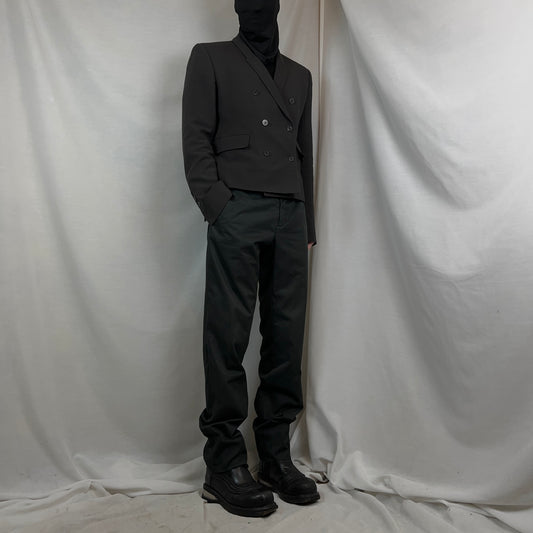 Dior Homme Back Zip Pinstripe Trousers - SS09