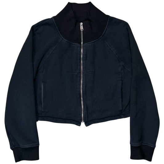 MM6 Maison Martin Margiela Cropped Sweat Bomber Jacket - AW09
