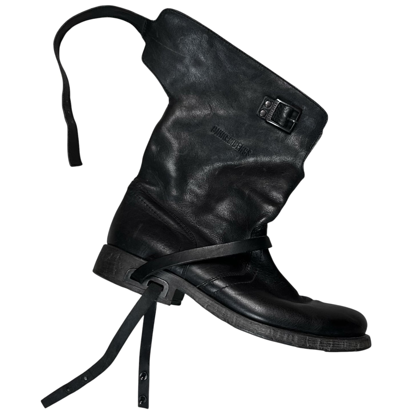 Dirk Bikkembergs Sherpa Lined B-Heel Harness Strap Boots