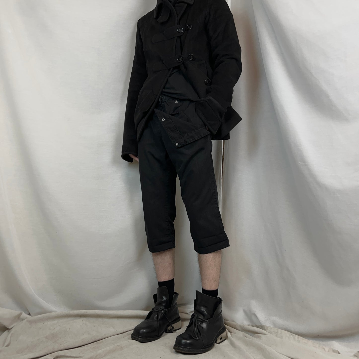 Maison Martin Margiela Dual Waist Sailor Snap Shorts - 2000s