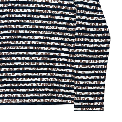 Comme des Garcons Shirt Striped Leo Print Longsleeve - SS12