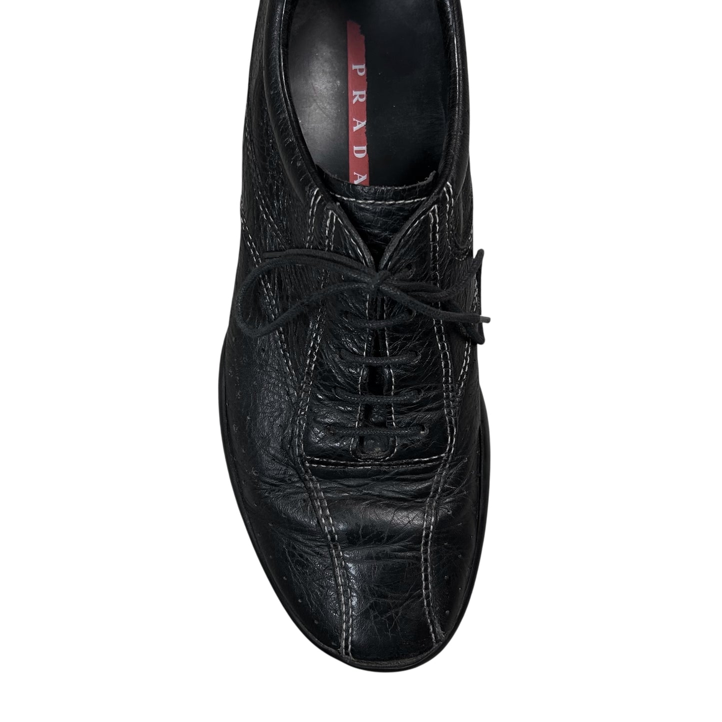 Prada Contrast Stitch Sneakers