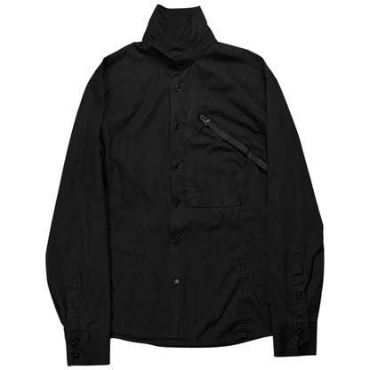 Dirk Bikkembergs Chest Zip Strap Shirt