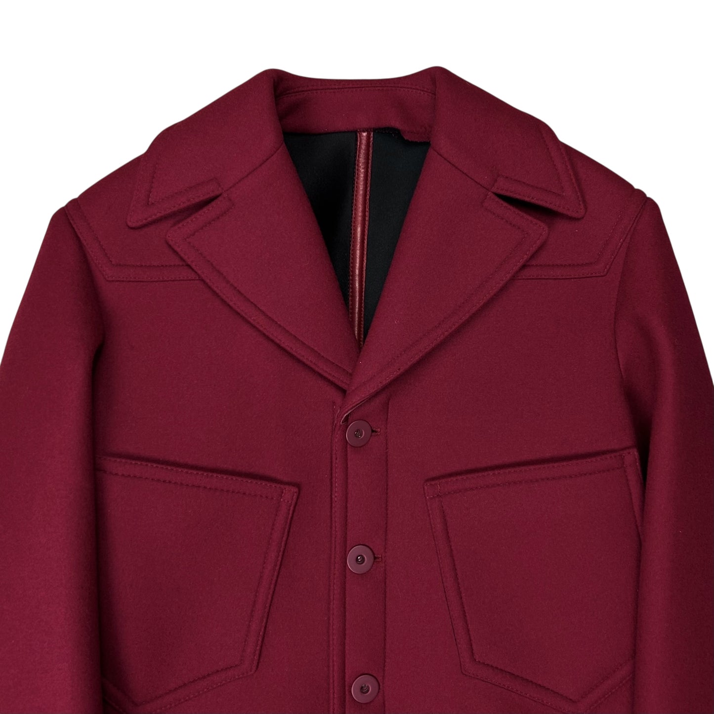 Balenciaga Cropped Work Sample Wool Jacket - AW13