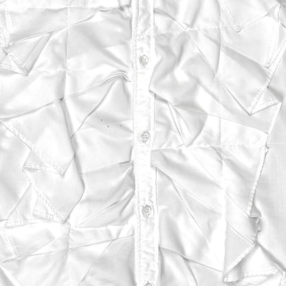 Comme des Garcons Black Patchwork Ruffle Shirt - SS21