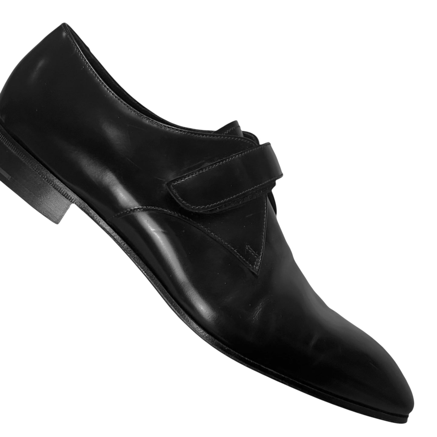 Prada Velcro Monk Strap Derbies