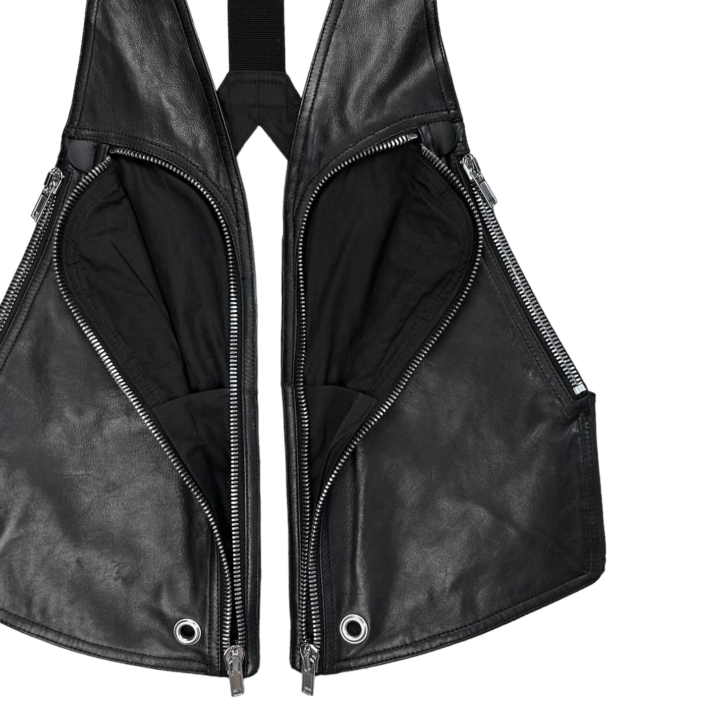 Rick Owens Bauhaus Leather Vest - SS23