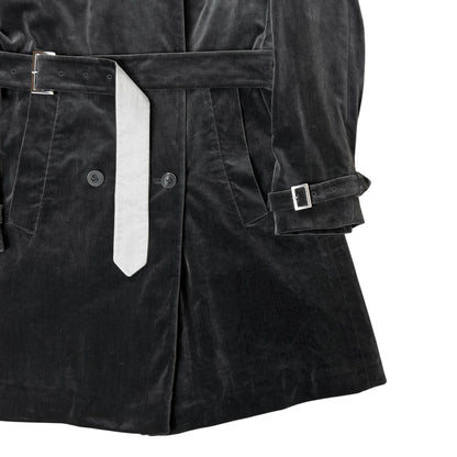 Jil Sander Multi Belted Velvet Coat