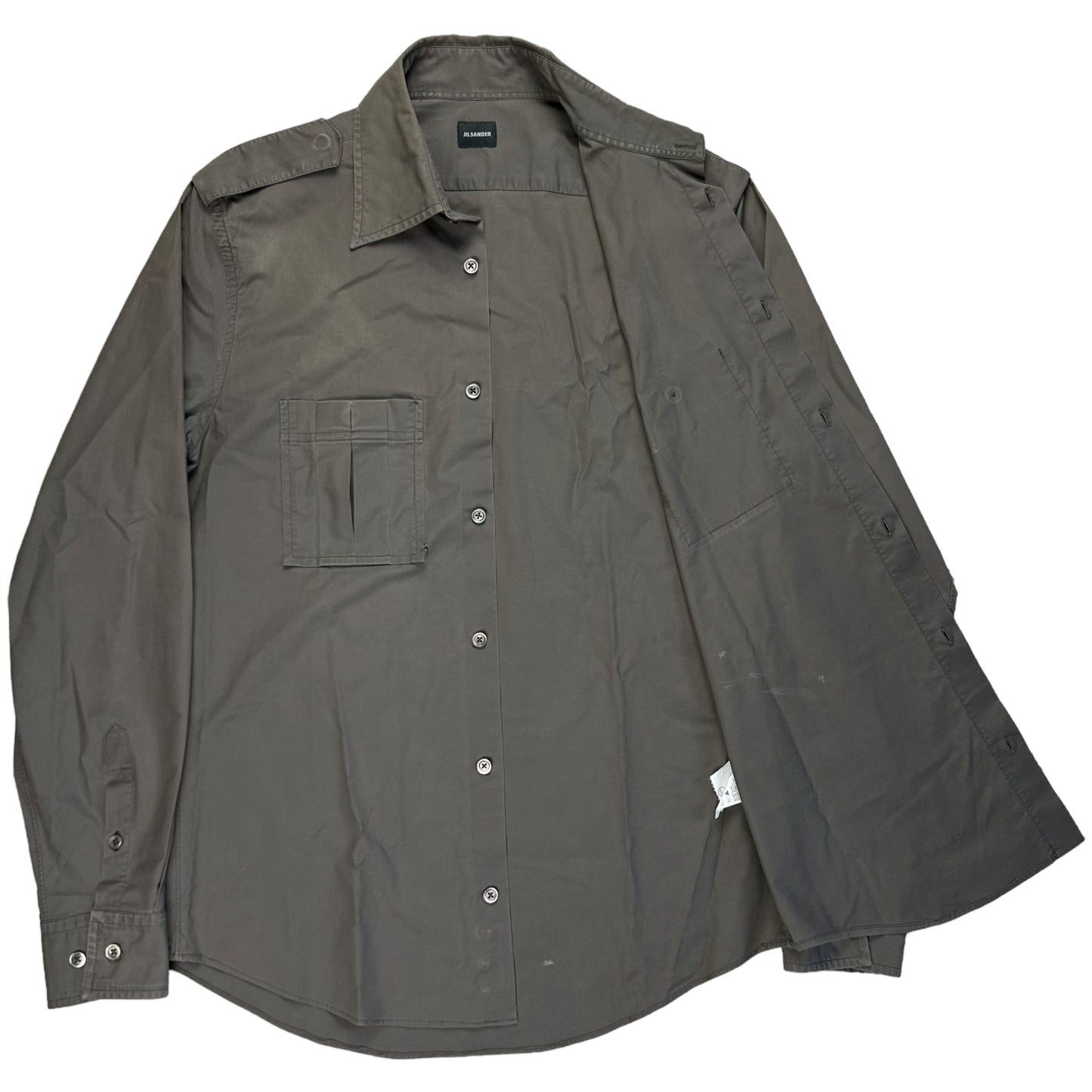 Jil Sander Military Cargo Work Shirt