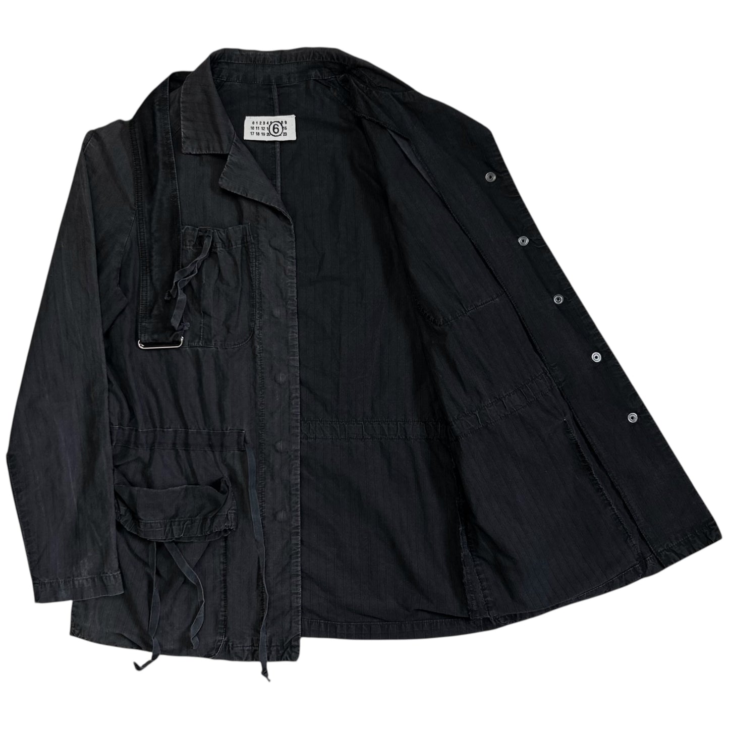 Maison Martin Margiela Belted Cargo Tassel Chore Jacket - SS05
