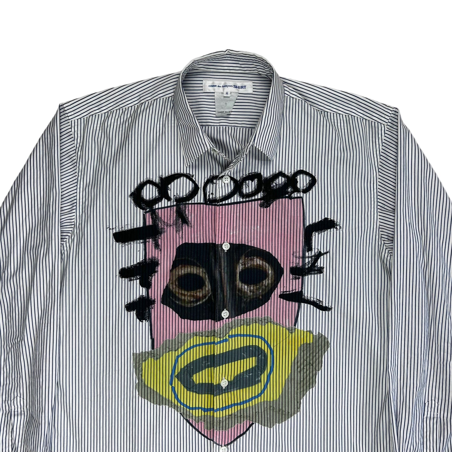 Comme des Garcons Shirt Printed Mask Sample Shirt