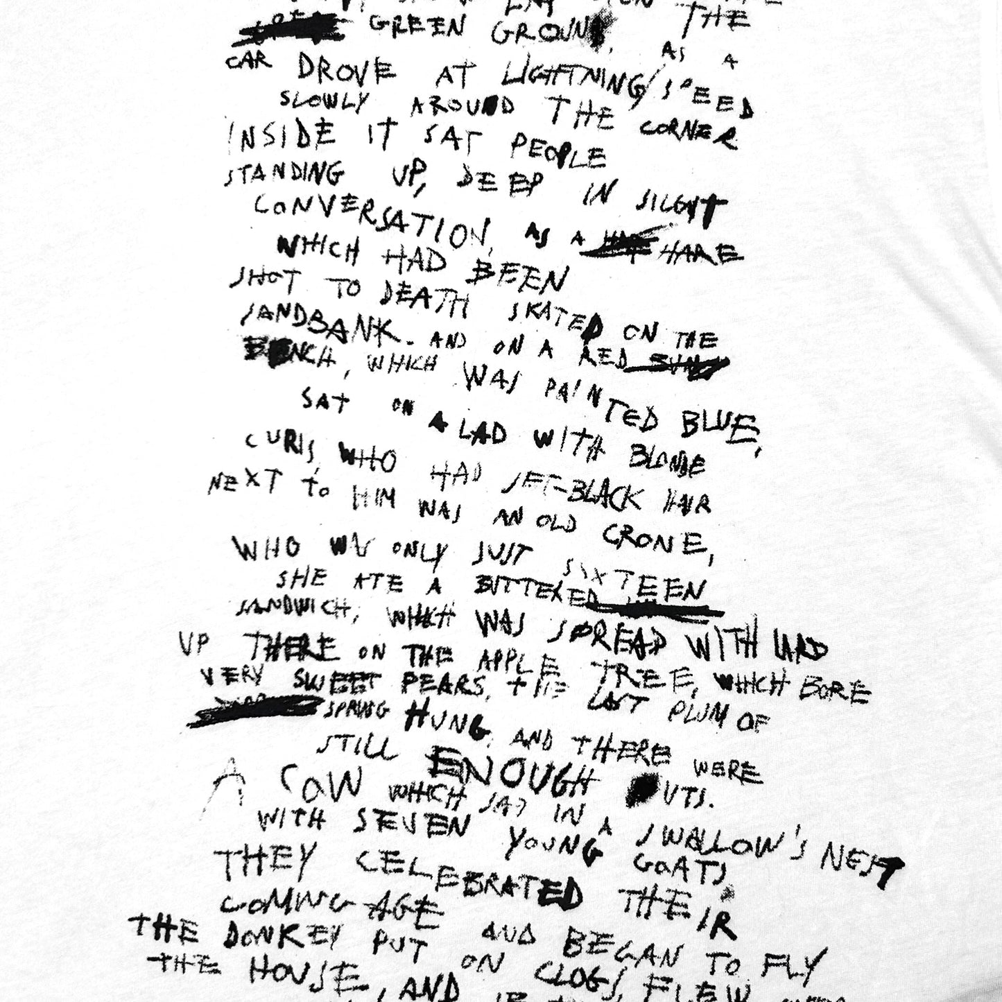 Ann Demeulemeester Poem Sandra T-Shirt - SS23