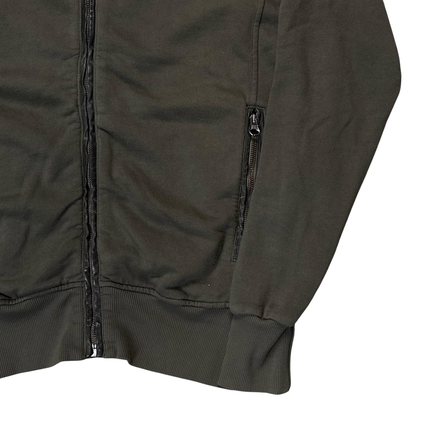 Dirk Bikkembergs Leather Strap Military Zip Sweater - SS09
