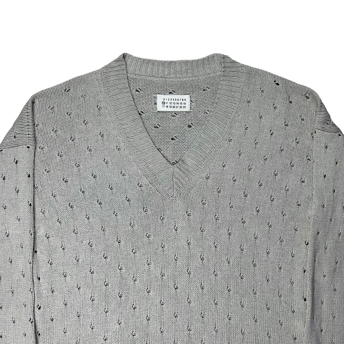 Maison Martin Margiela Perforated Silk Knit Sweater - SS06