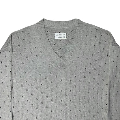 Maison Martin Margiela Perforated Silk Knit Sweater - SS06