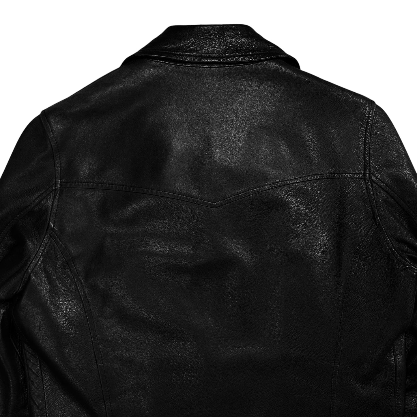 Maison Martin Margiela Flap Pocket Biker Deer Leather Jacket - AW06