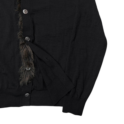 Comme des Garcons Homme Plus Faux Fur Placket Cardigan - AW10