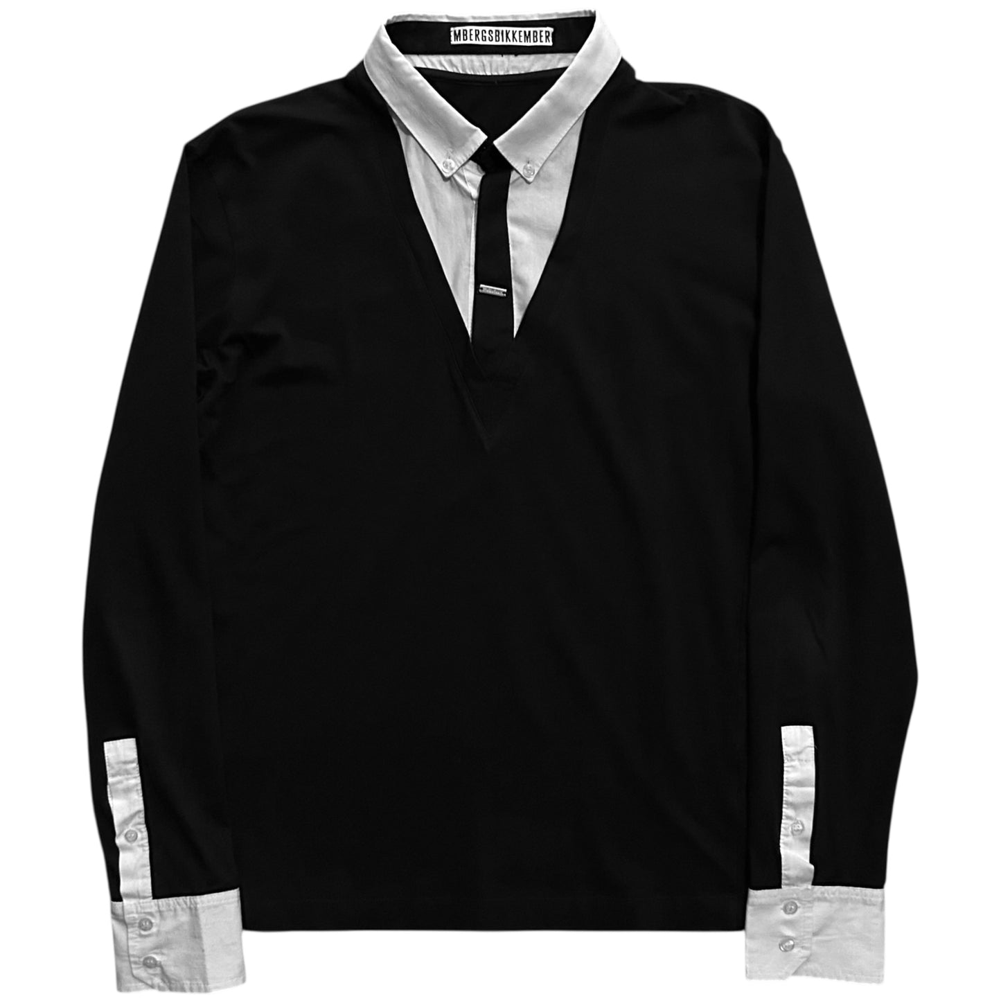 Dirk Bikkembergs Hybrid Button Up Tie Sweater