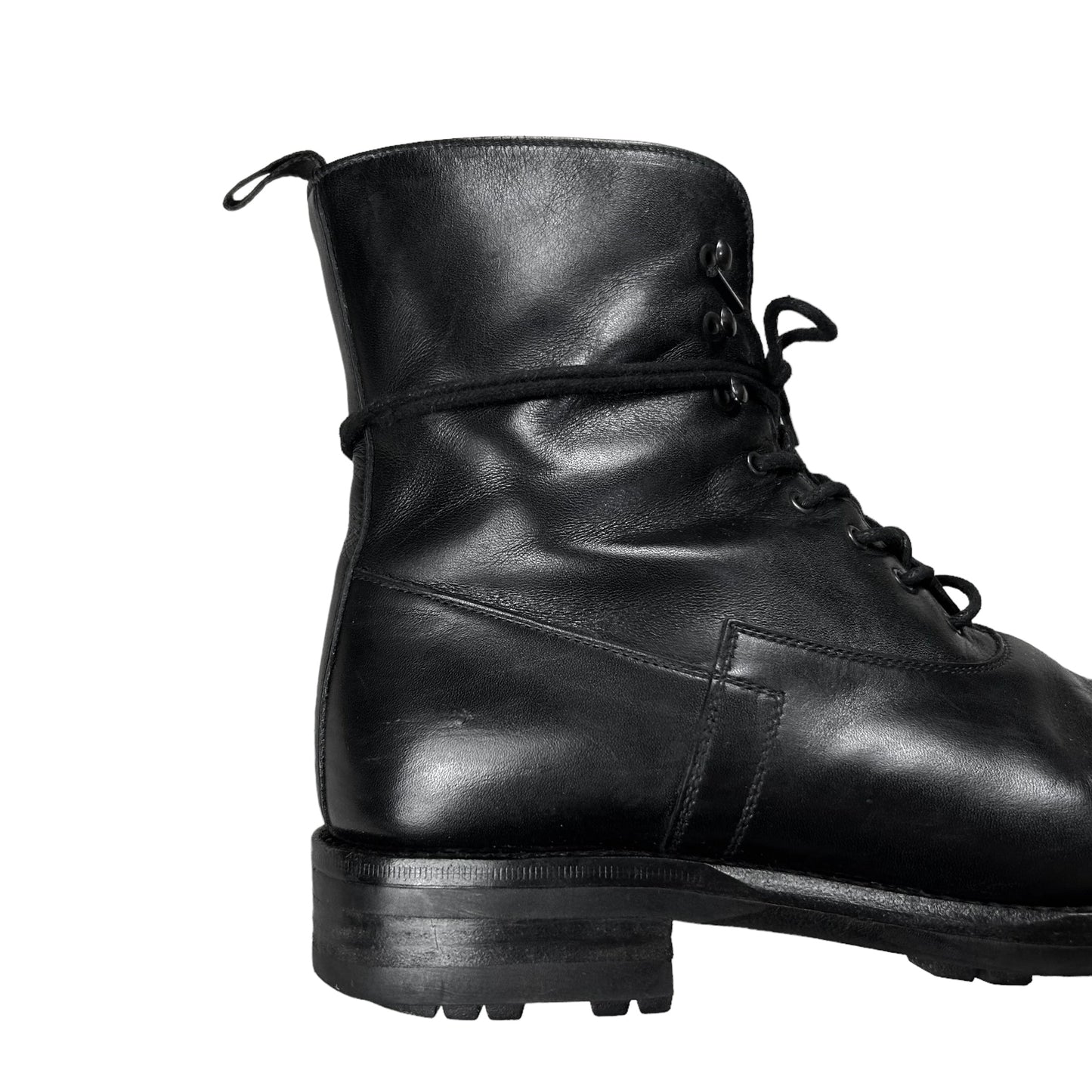 Prada Tonal Hook Combat Boots