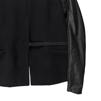 Rick Owens Strapped Leather Sleeve Stag Jacket - AW08