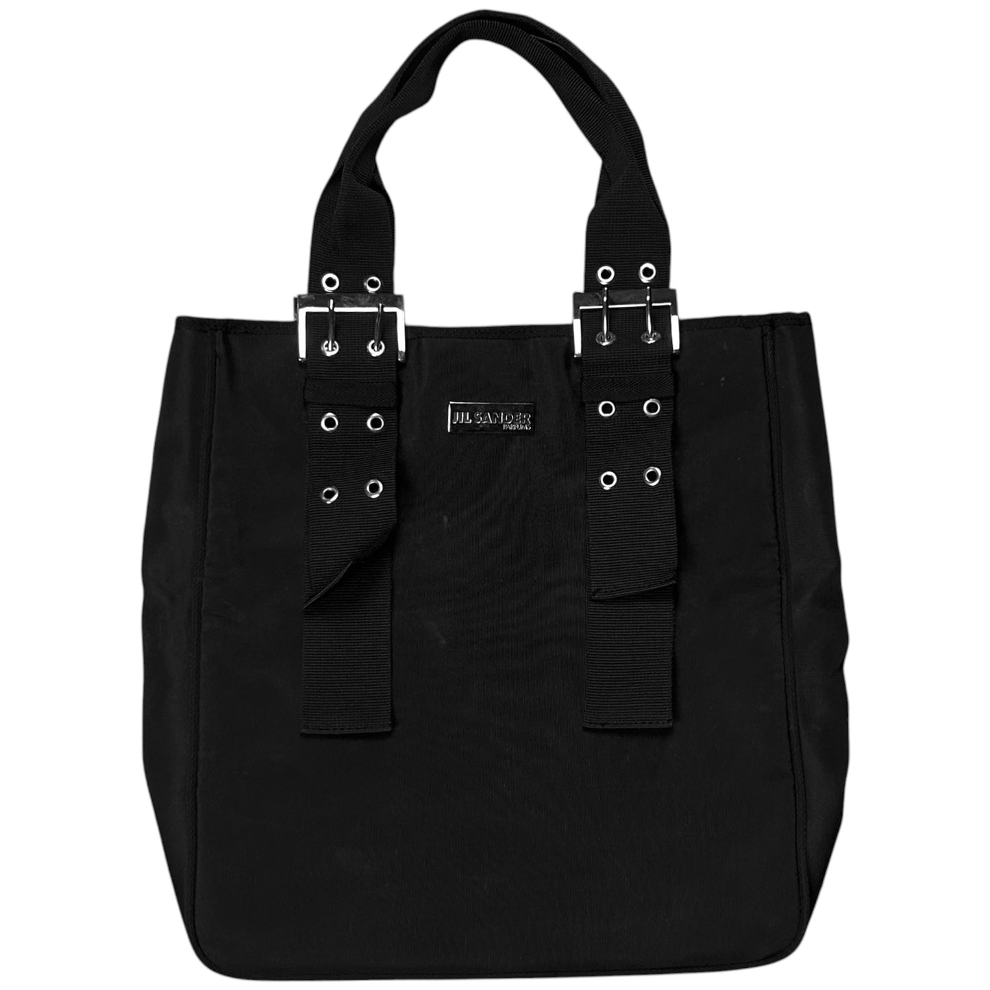 Jil Sander Dual Belted Eyelet Shopper Bag