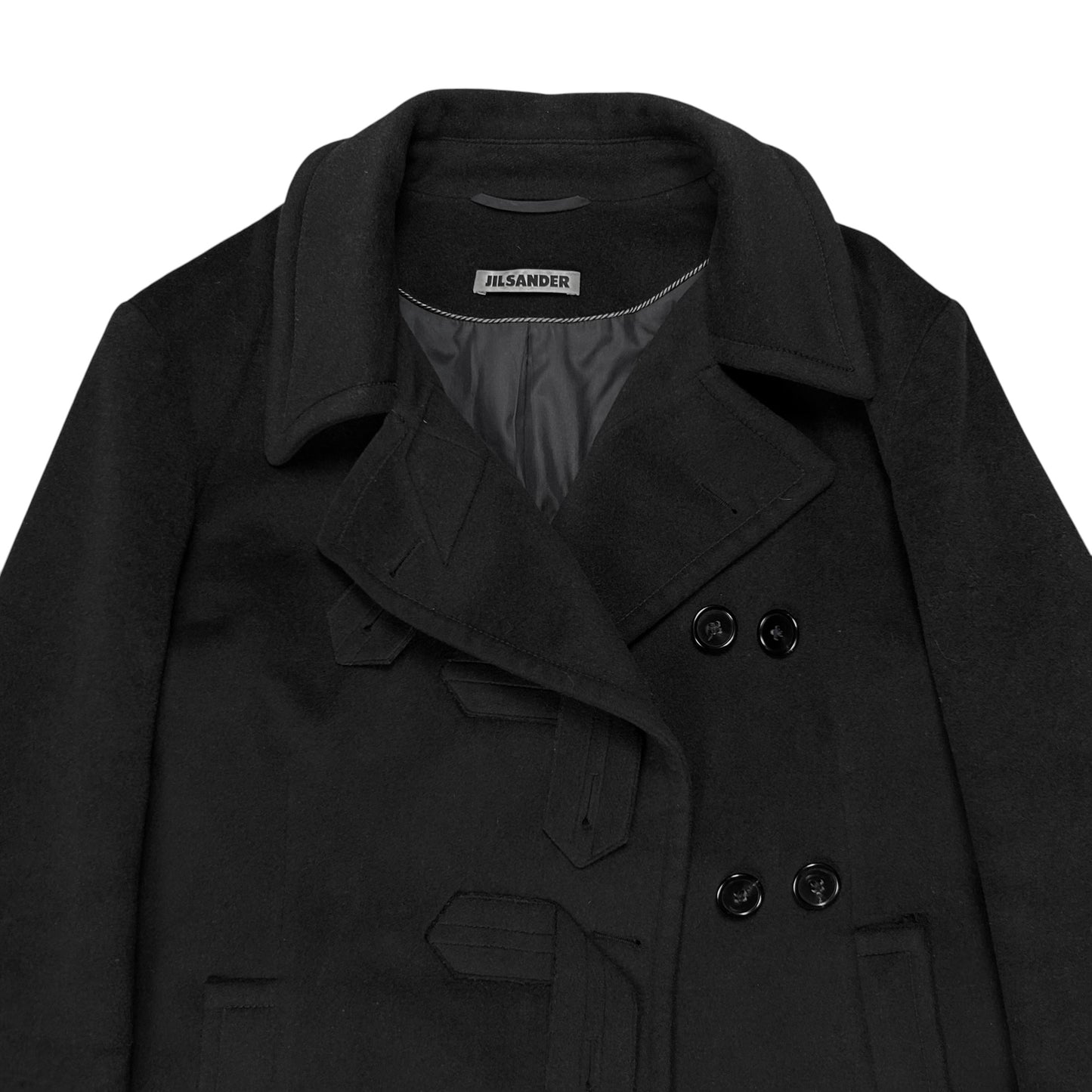 Jil Sander Asymmetric Duffle Peacoat - AW00