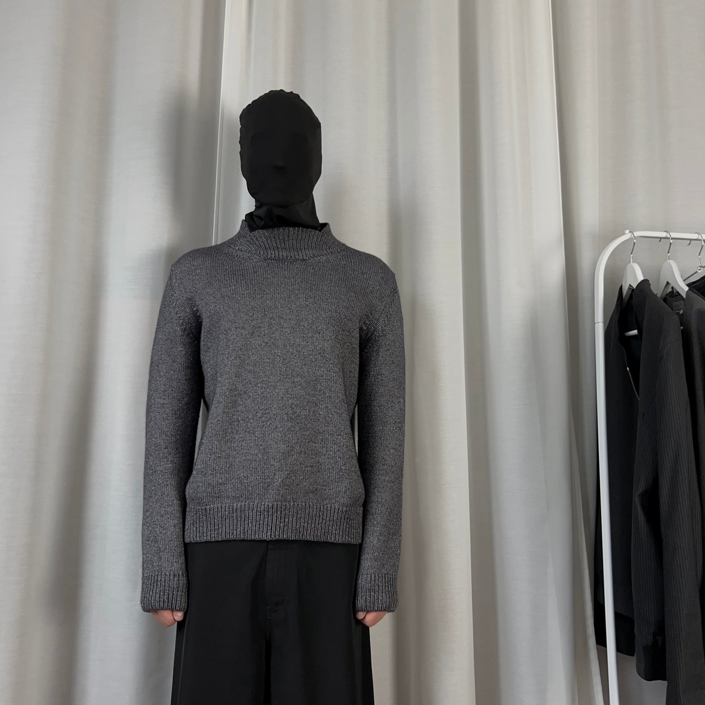 Raf Simons Twist Collar Knit Sweater - AW07