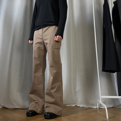 MM6 Maison Margiela Flared Twill Cargo Trousers - SS22