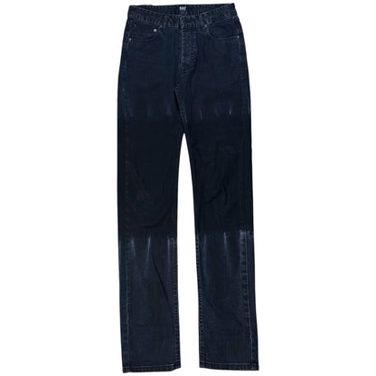 RAF by Raf Simons Knee Bleached Skinny Jeans - AW09