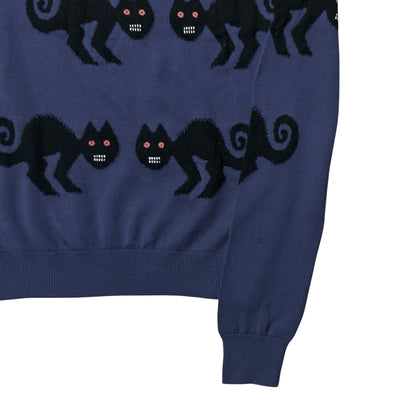 Jil Sander Intarsia Cat Sweater - AW12