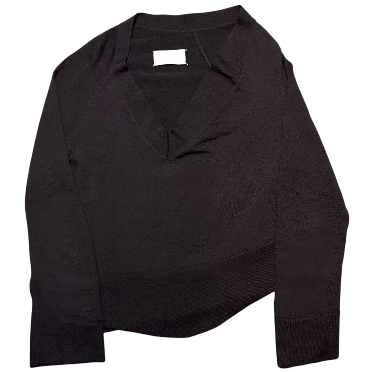 Maison Martin Margiela Asymmetric V-Neck Sweater - AW06
