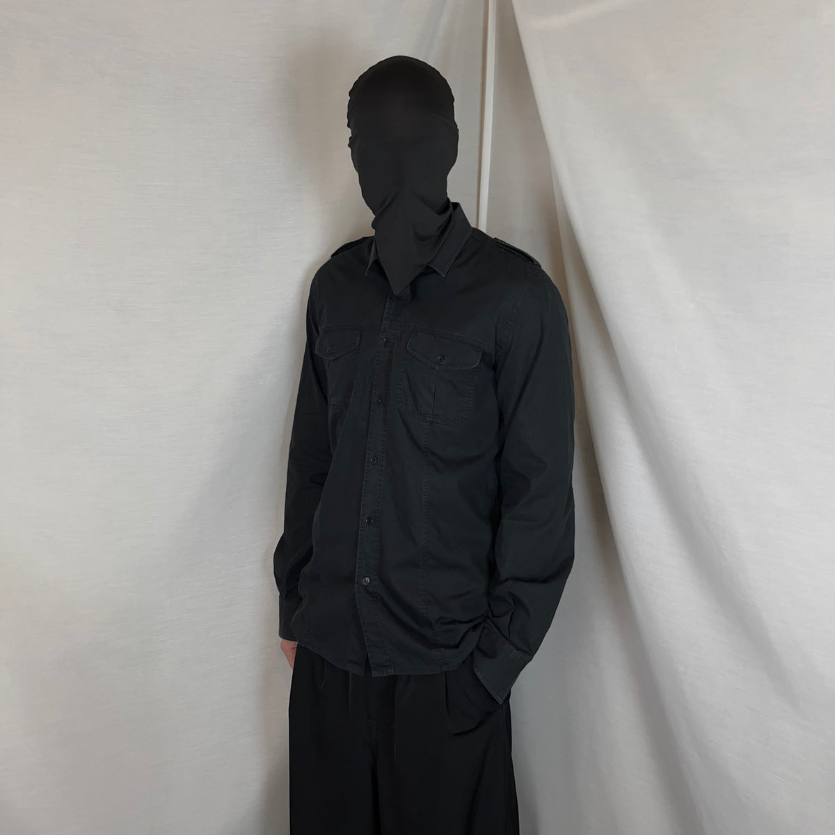 RAF by Raf Simons Military Cargo Shirt - 2000s